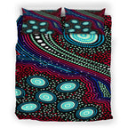 australia-indigenous-bedding-set-dreaming-story-aboriginal-inspired-art-background