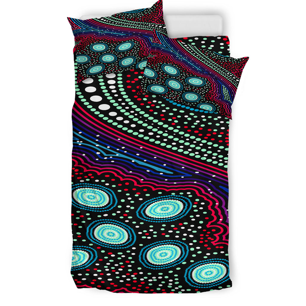 australia-indigenous-bedding-set-dreaming-story-aboriginal-inspired-art-background