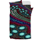 australia-indigenous-bedding-set-dreaming-story-aboriginal-inspired-art-background