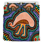 australia-indigenous-bedding-set-emu-aboriginal-inspired-dot-art-painting