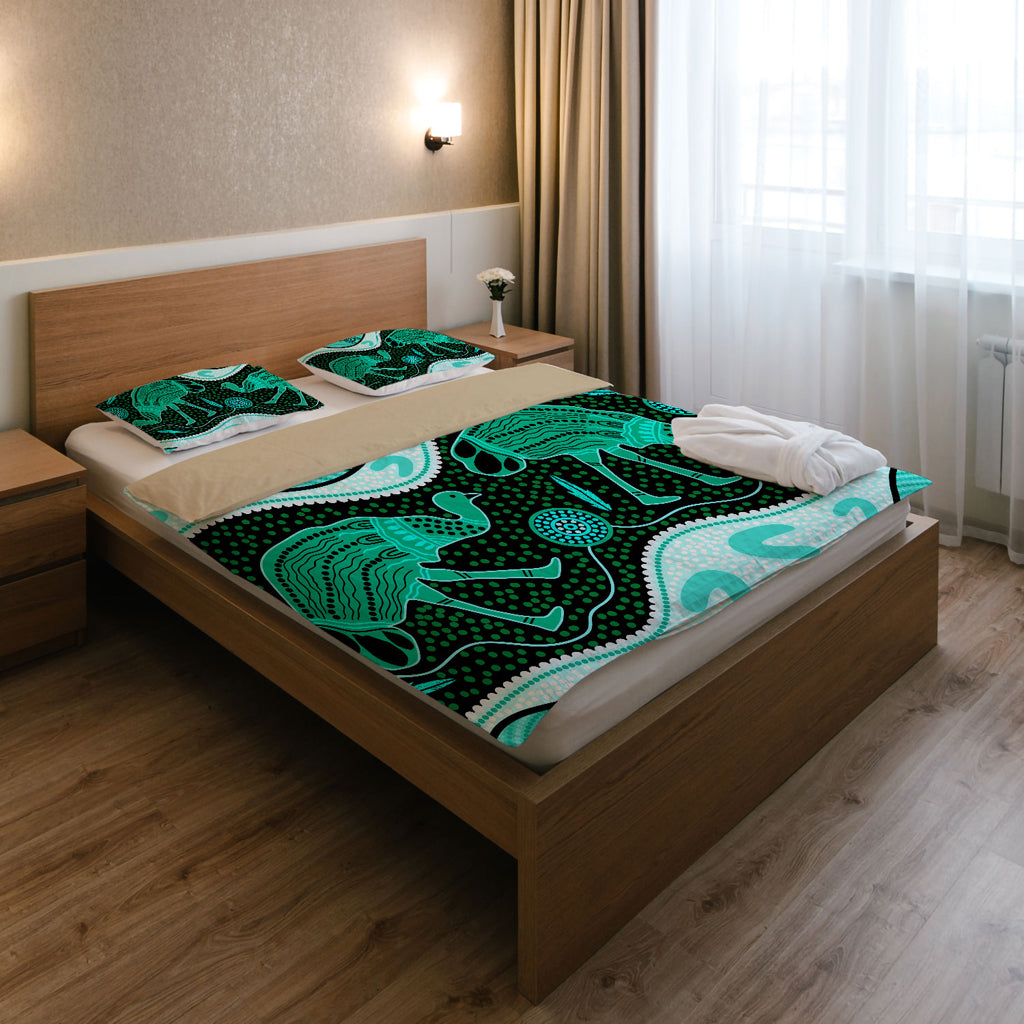 australia-indigenous-bedding-set-emu-aboriginal-inspired-dot-painting