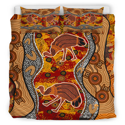 australia-indigenous-bedding-set-emu-in-the-sky-aboriginal-inspired-art