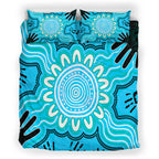 australia-indigenous-bedding-set-hand-print-aboriginal-inspired-connection-art