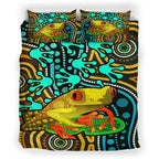 australia-indigenous-bedding-set-indigenous-aboriginal-inspired-frog