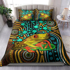 australia-indigenous-bedding-set-indigenous-aboriginal-inspired-frog
