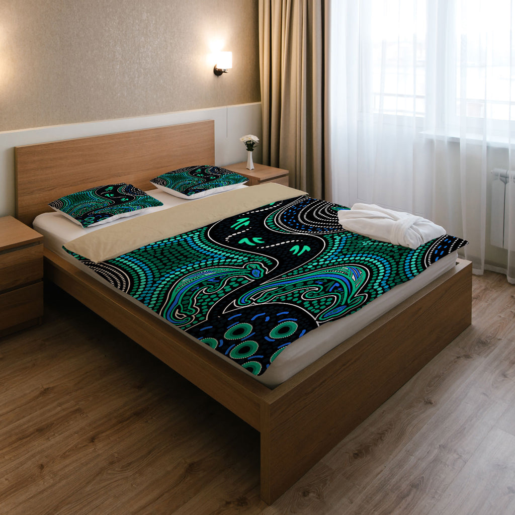 australia-indigenous-bedding-set-indigenous-aboriginal-inspired-kangaroo-dot-art-dreaming