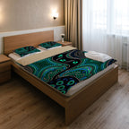 australia-indigenous-bedding-set-indigenous-aboriginal-inspired-kangaroo-dot-art-dreaming