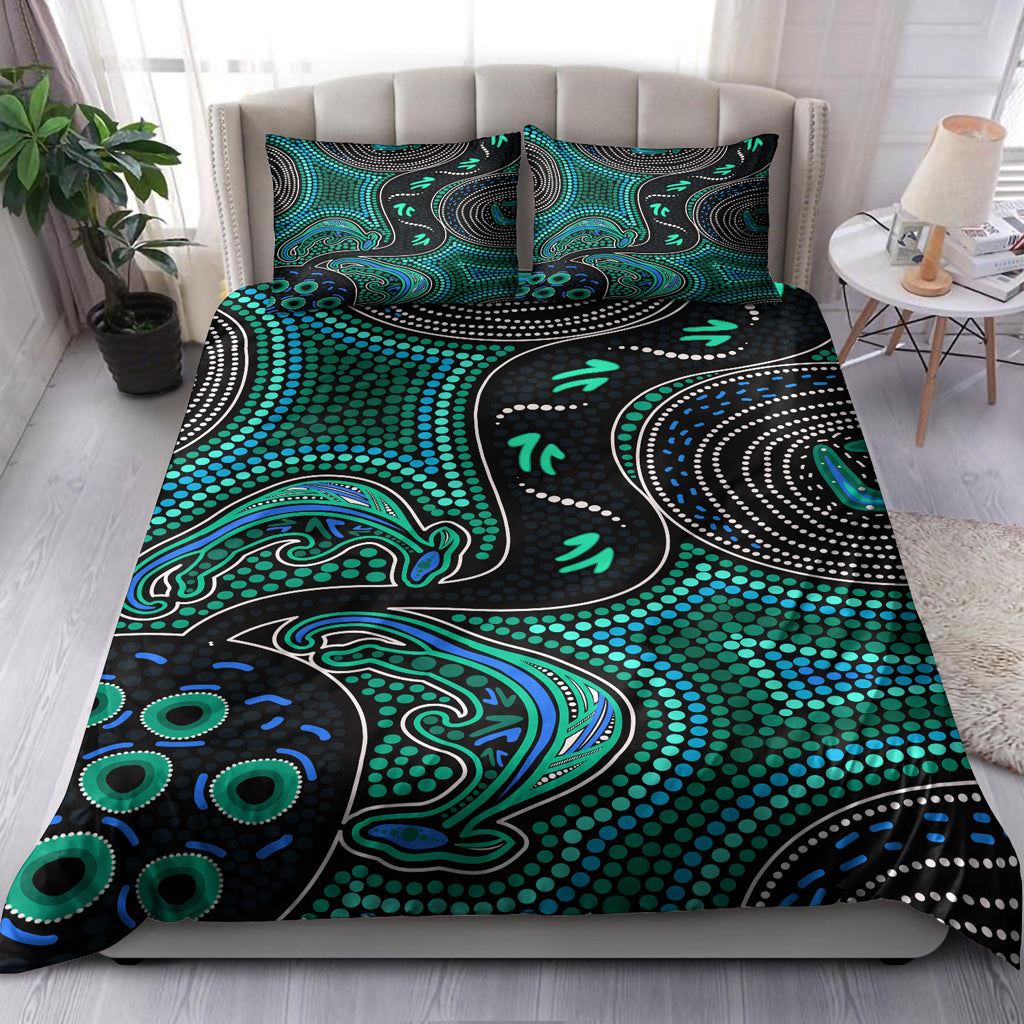 australia-indigenous-bedding-set-indigenous-aboriginal-inspired-kangaroo-dot-art-dreaming