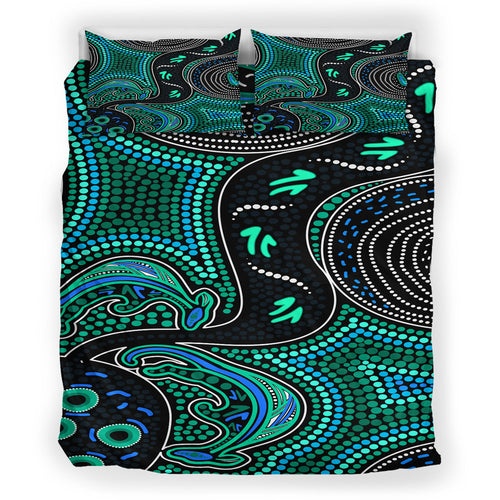 australia-indigenous-bedding-set-indigenous-aboriginal-inspired-kangaroo-dot-art-dreaming