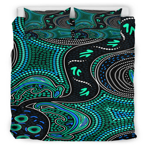 australia-indigenous-bedding-set-indigenous-aboriginal-inspired-kangaroo-dot-art-dreaming