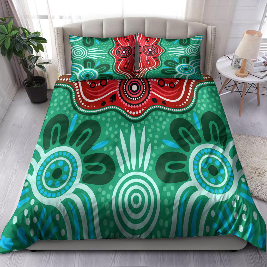 australia-indigenous-bedding-set-indigenous-dot-art-river-concept