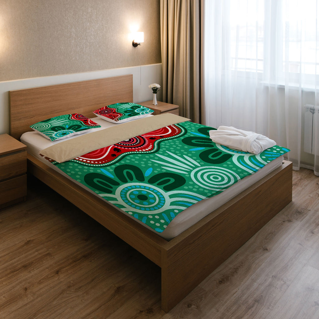 australia-indigenous-bedding-set-indigenous-dot-art-river-concept