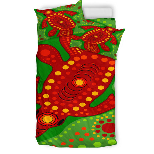 australia-indigenous-bedding-set-platypus-in-australian-aboriginal-inspired-style