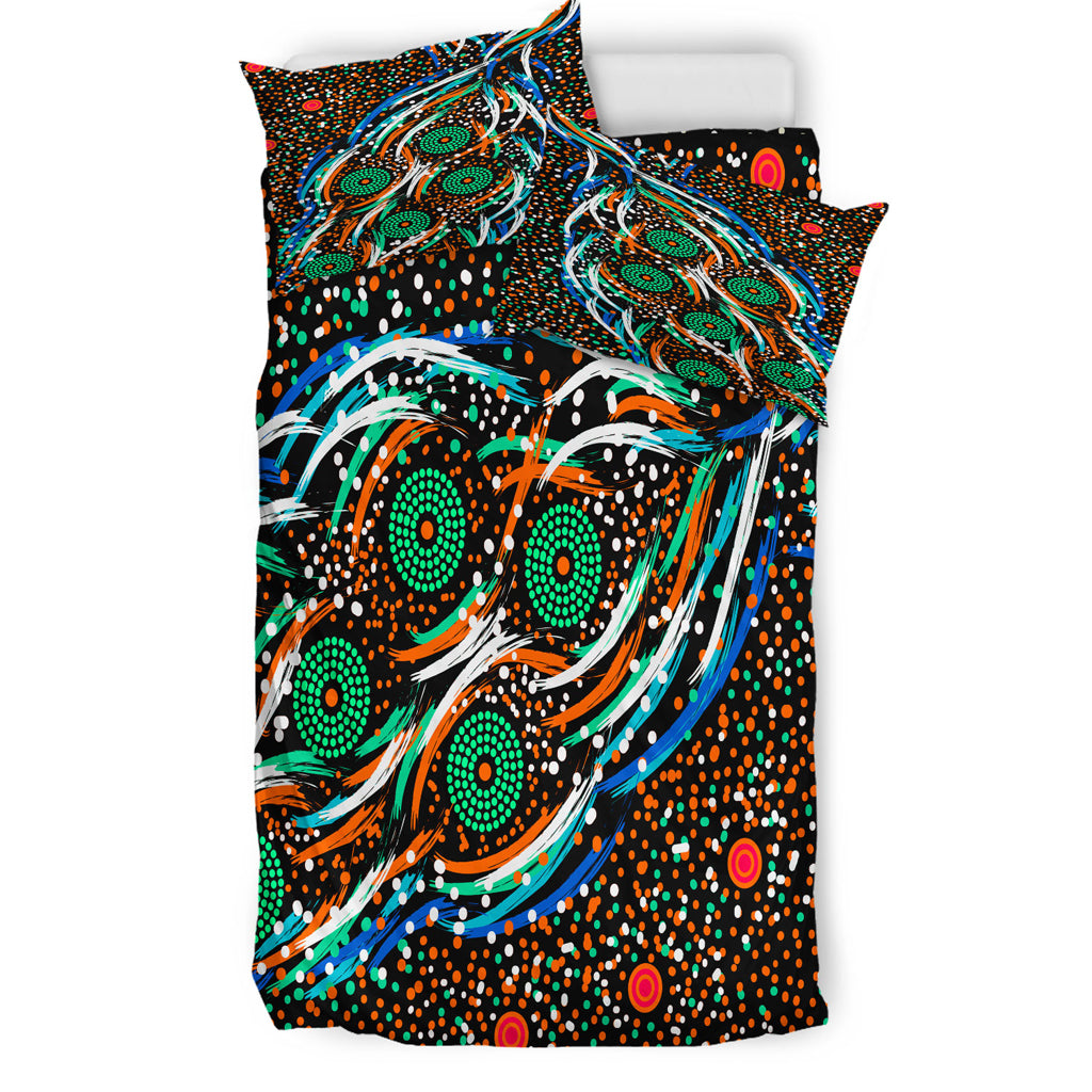 australia-indigenous-bedding-set-star-dreaming-story-aboriginal-inspired-art-background