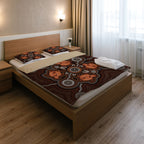 australia-indigenous-bedding-set-turtle-art-aboriginal-inspired