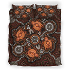 australia-indigenous-bedding-set-turtle-art-aboriginal-inspired