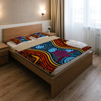 australia-indigenous-bedding-set-turtles-in-river-aboriginal-inspired