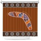 australia-aboriginal-inspired-shower-curtain-aboriginal-style-boomerang-shower-curtain