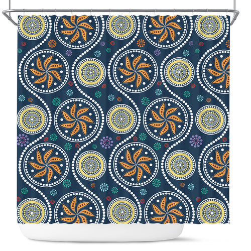 australia-aboriginal-inspired-shower-curtain-blue-aboriginal-dot-art-painting-shower-curtain