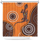 australia-aboriginal-inspired-shower-curtain-aboriginal-art-background-with-lizard-style-art-shower-curtain