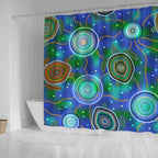 australia-aboriginal-inspired-shower-curtain-aboriginal-sea-turtles-and-jellyfish-style-art-shower-curtain