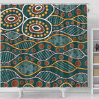 australia-aboriginal-inspired-shower-curtain