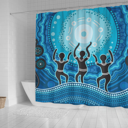 australia-aboriginal-inspired-shower-curtain-aboriginal-style-of-landscape-background-shower-curtain