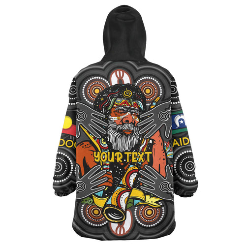 australia-naidoc-week-wearable-blanket-hoodie-custom-for-our-elders-aboriginal-inspired-wearable-blanket-hoodie