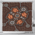 australia-aboriginal-inspired-shower-curtain-turtle-art-shower-curtain