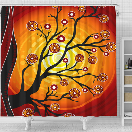 australia-aboriginal-inspired-shower-curtain-tree-on-the-hill