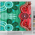 australia-aboriginal-inspired-shower-curtain-indigenous-dot-art-river-concept