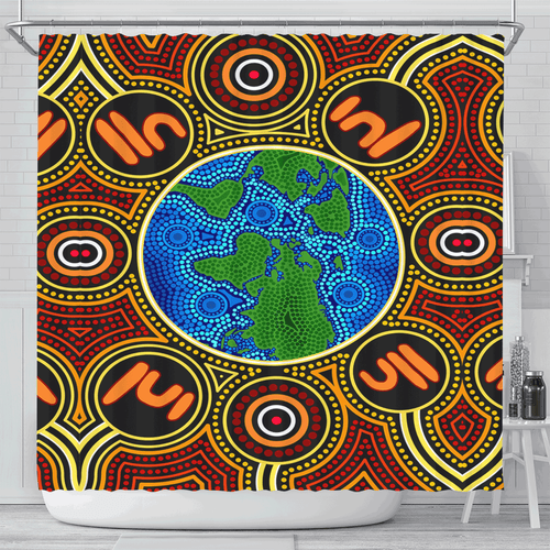 australia-aboriginal-inspired-shower-curtain-global-dot-art