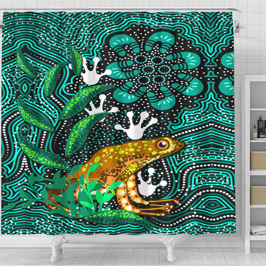australia-aboriginal-inspired-shower-curtain-dreaming-indigenous-frog
