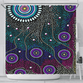 australia-aboriginal-inspired-shower-curtain-dreaming-art-dot-painting-background