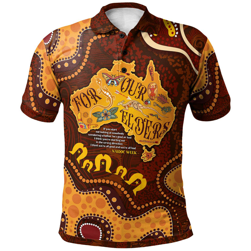 australia-naidoc-week-polo-shirt-custom-for-our-elders-naidoc-quotes-aboriginal-inspired-land-polo-shirt