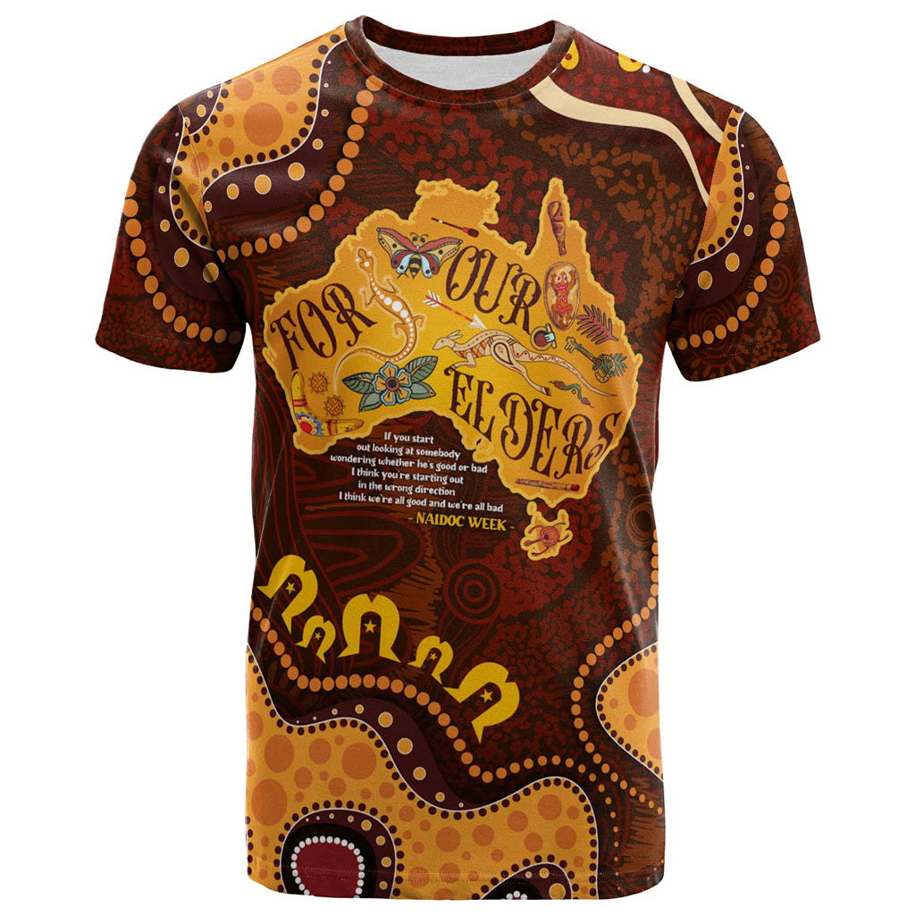 australia-naidoc-week-t-shirt-custom-for-our-elders-naidoc-quotes-aboriginal-inspired-land-t-shirt