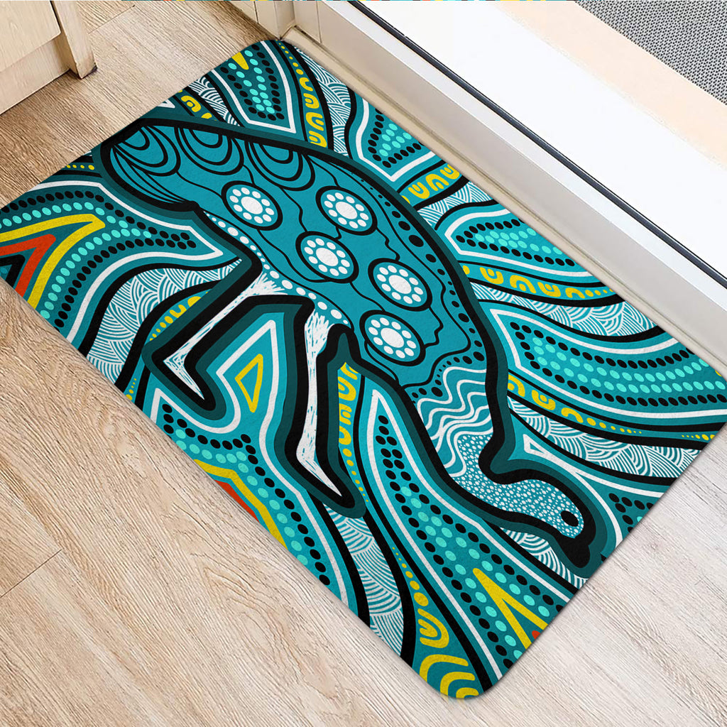 australia-aboriginal-inspired-door-mat-aboriginal-emu-artwork