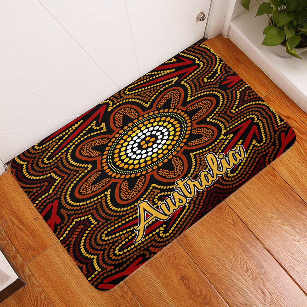 australia-aboriginal-inspired-door-mat-aboriginal-inspired-dot-art-background-with-kangaroo-footprints