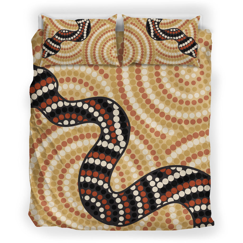 australia-aboriginal-inspired-bedding-set-snake-aboriginal-inspired