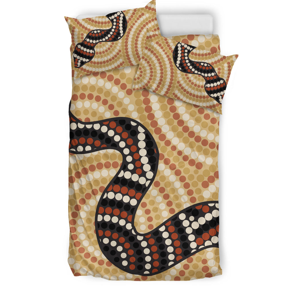 australia-aboriginal-inspired-bedding-set-snake-aboriginal-inspired
