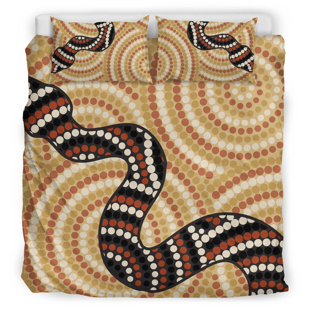 australia-aboriginal-inspired-bedding-set-snake-aboriginal-inspired