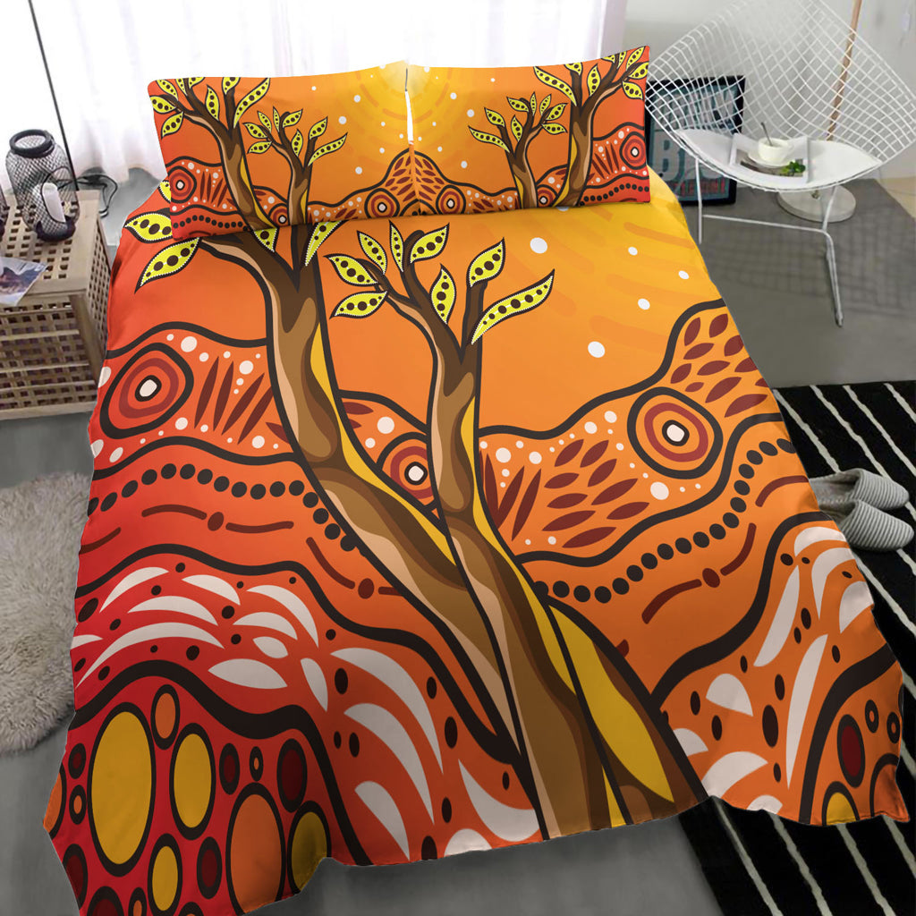australia-aboriginal-inspired-bedding-set-aboriginal-boab-tree-vector-painting-aboriginal-art-bedding-set
