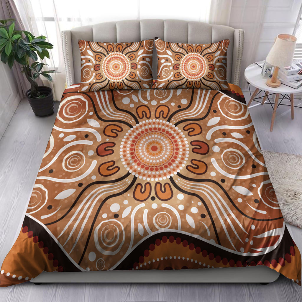australia-aboriginal-inspired-bedding-set-aboriginal-connection-concept-artwork-01