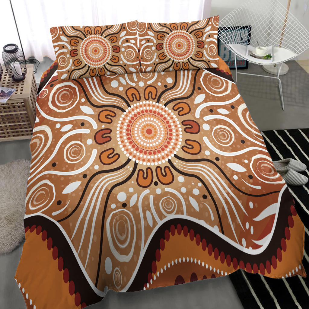 australia-aboriginal-inspired-bedding-set-aboriginal-connection-concept-artwork-01