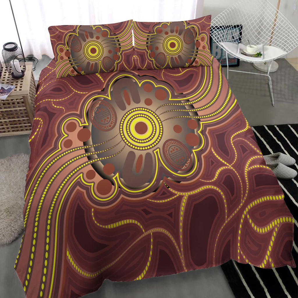 australia-aboriginal-inspired-bedding-set-aboriginal-connection-concept-artwork-04