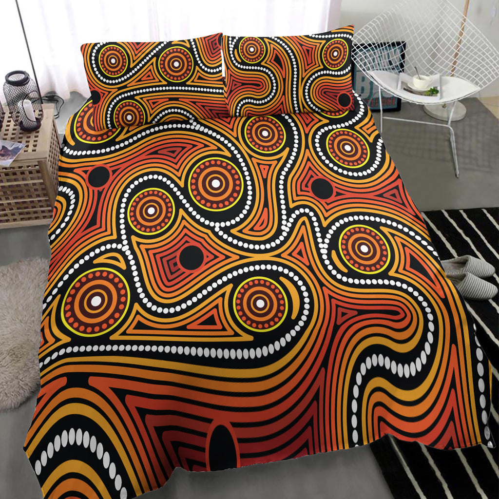 australia-aboriginal-inspired-bedding-set-aboriginal-connection-concept-artwork-06