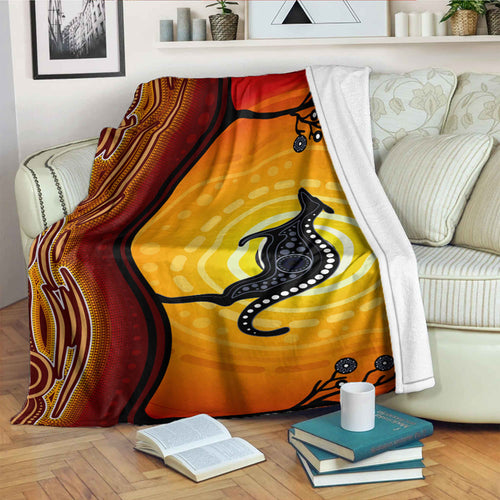 australia-aboriginal-inspired-blanket-aboriginal-art-dot-painting-with-kangaroo