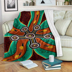 australia-aboriginal-inspired-blanket-aboriginal-dot-art-depicting-honey-ants