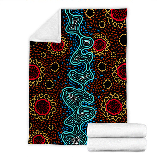 australia-aboriginal-inspired-blanket-aboriginal-dot-art-painting-river-concept