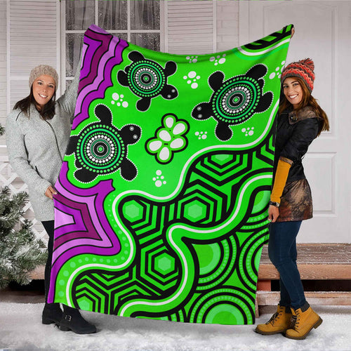 australia-aboriginal-inspired-blanket-aboriginal-dot-art-painting-with-turtle